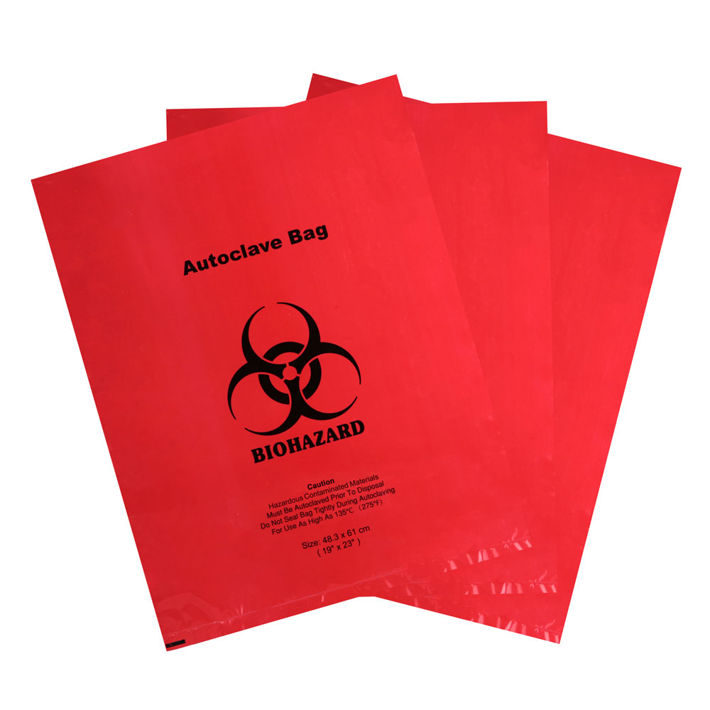 高压灭菌袋（48.3*61cm）(红色)用法