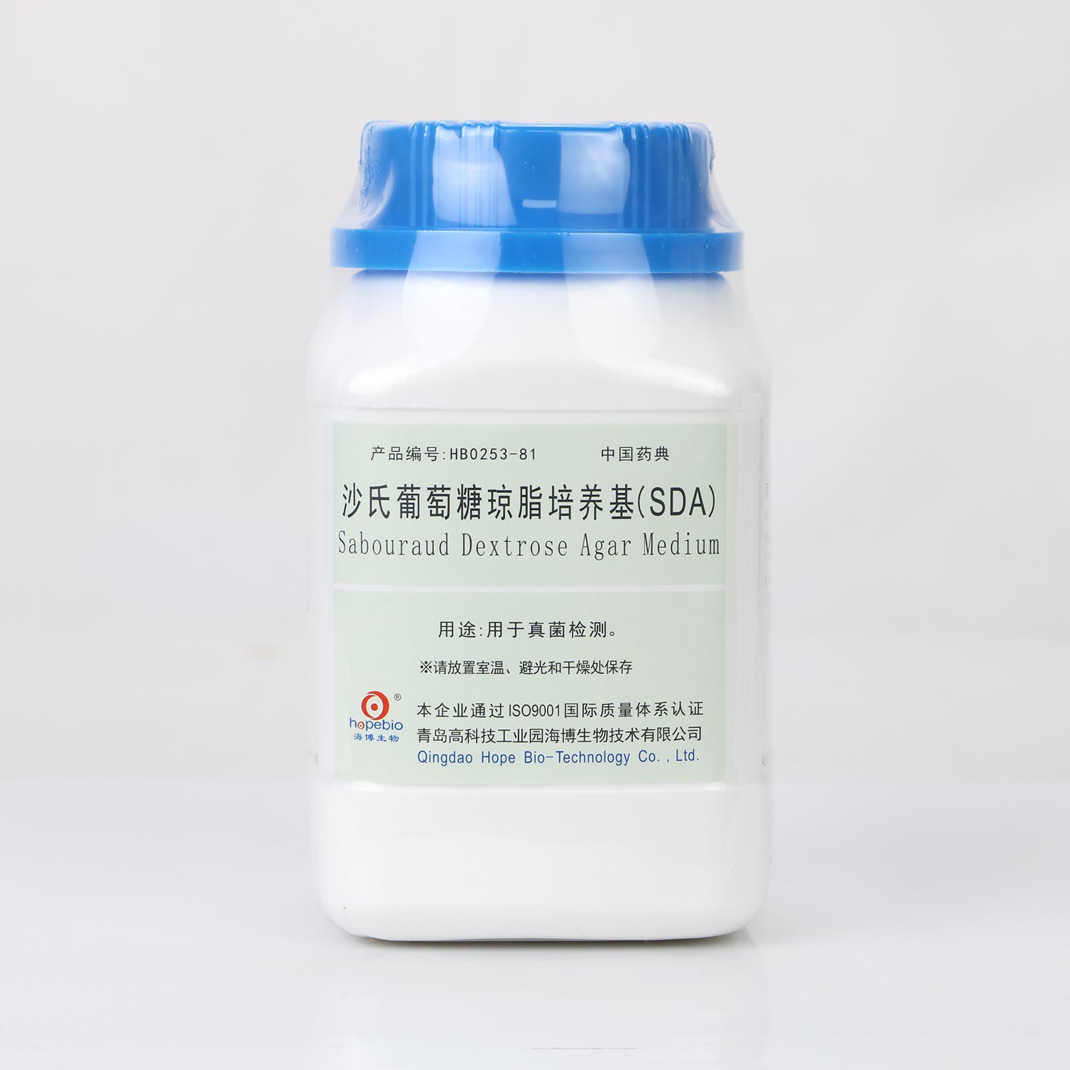 沙氏葡萄糖琼脂培养基（SDA）（中国药典）